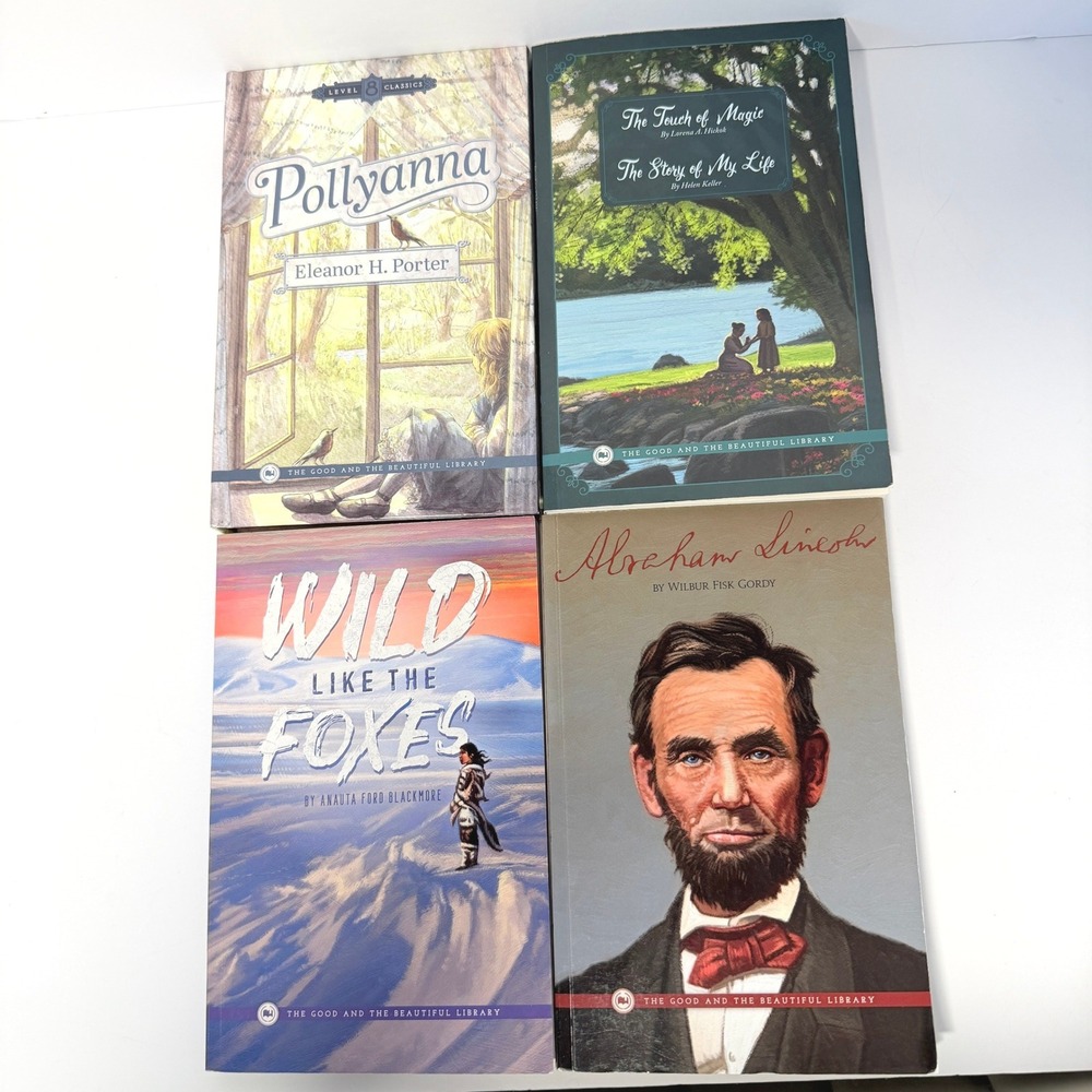 The Good and the Beautiful Level 8 Book Studies Language Arts Set of 4 Classics